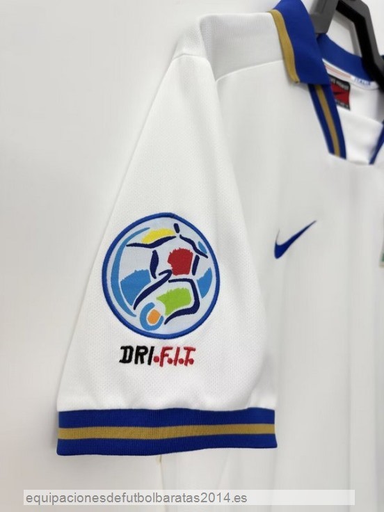 Nuevo 2ª Camiseta Italy Retro 1996 Blanco Baratas